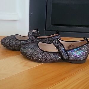 Cat & Jack Toddler Size 10 Girls Ballet Velcro Strap Shoes - Like New